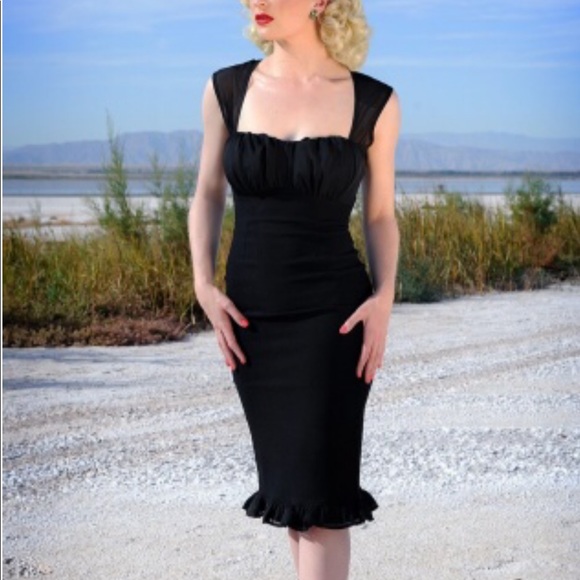 Pinup Couture Dresses & Skirts - Black dress size small vintage inspired pinup